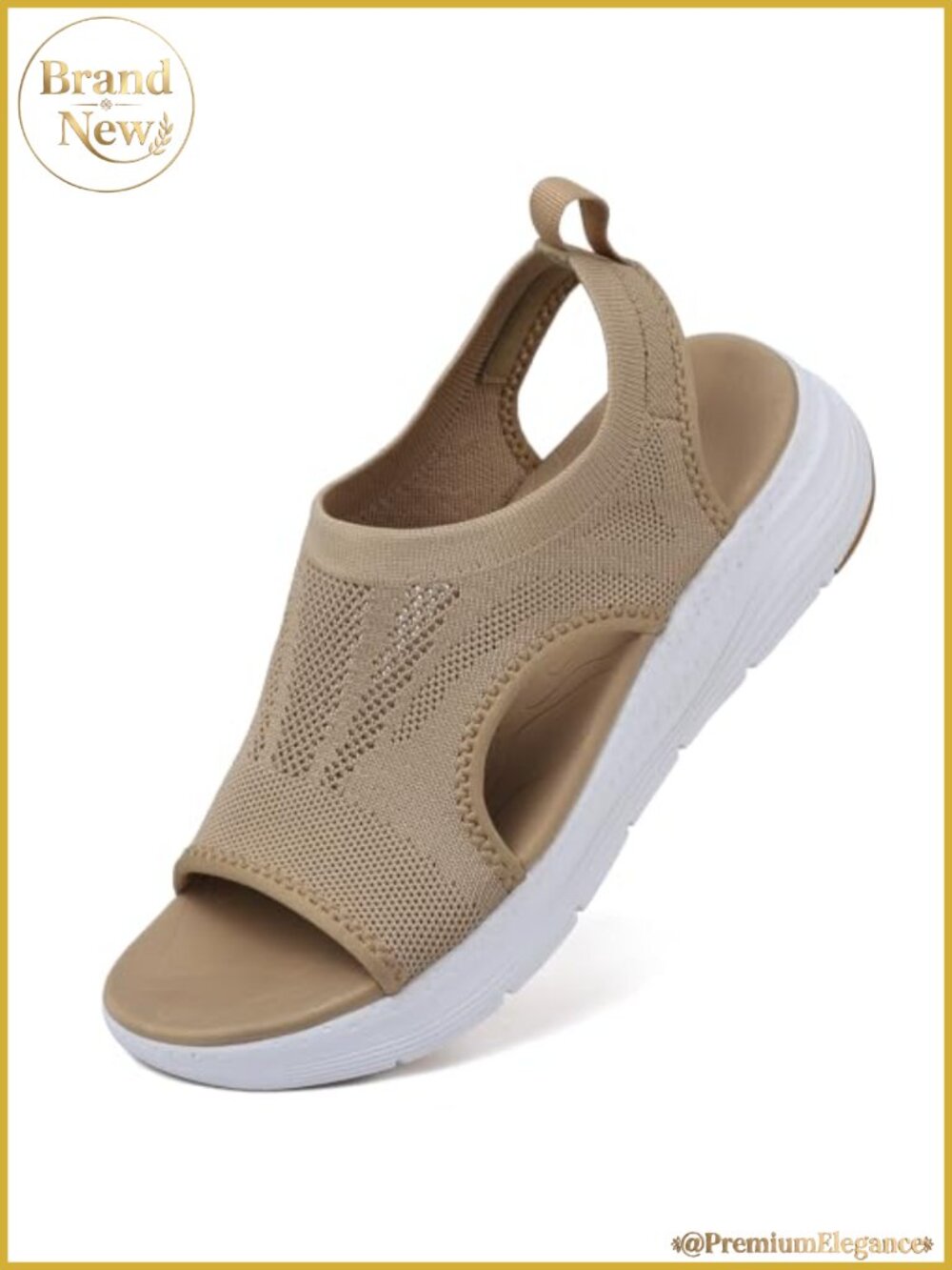 Women's Walking Sandals Arch Support Orthotic Comfort Slip-On Sport Sandals